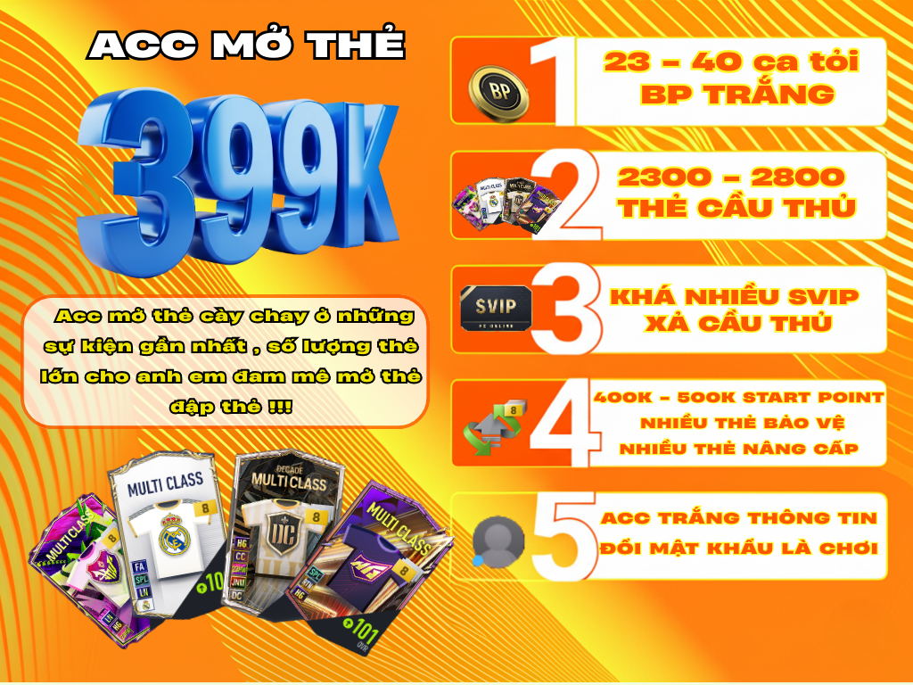 ACC MỞ THẺ 4XX (Siêu Sale 2/9 )